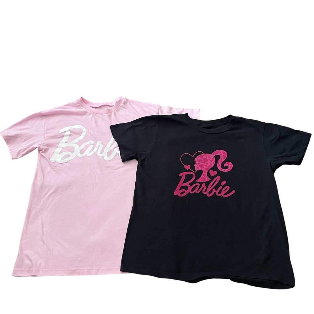 Girls‎ Barbie Mattel Short Sleeve T Shirts Size XS and M